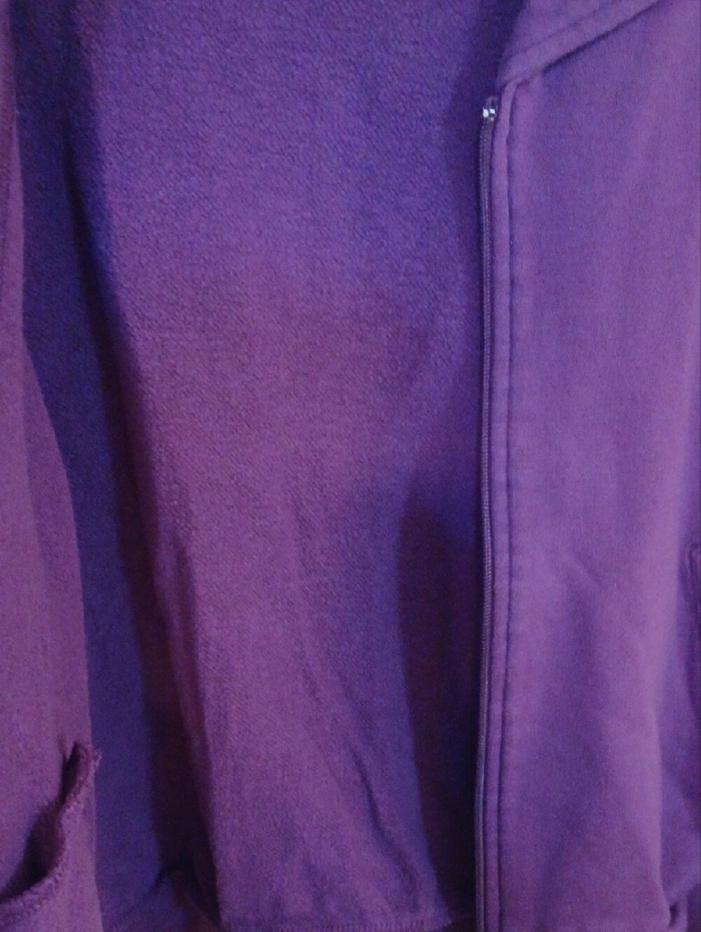 Blair Purple Lightweight Zip Front Fleece Jacket And Matching Mock Neck Top - Picture 5 of 13